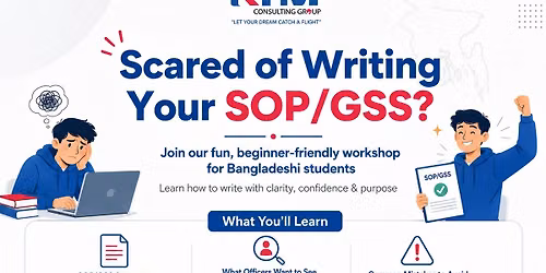 Statement of Purpose (SOP)\/Genuine Student Statement (GSS) writing workshop