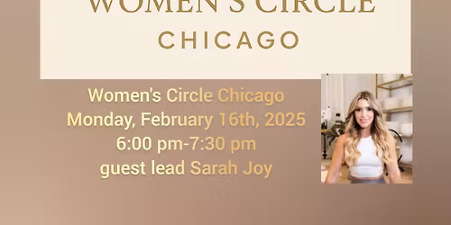 Women's Circle Chicago with lead Sarah Joy