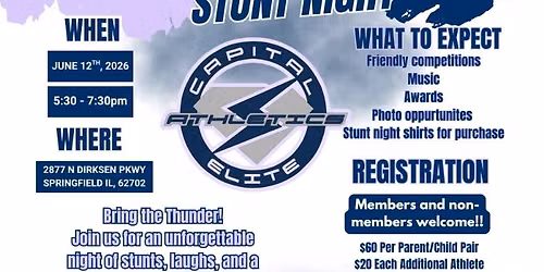 Family Cheer Stunt Night