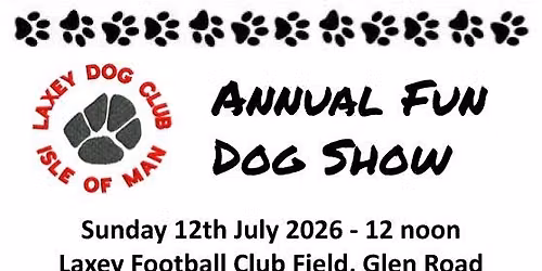 Laxey Dog Club - Annual Fun Dog Show