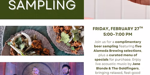 Alameda Brewing Co. Beer Sampling