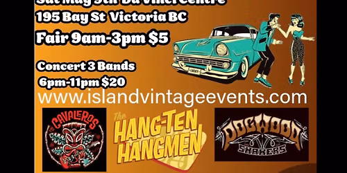 Rockabilly Rumble Vintage Fair, Makers Market, Sip n Shop, & Concert.