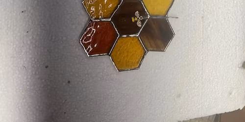 Stained Glass Workshop: Bee Hexagon, Cardinal (or Bird) or Star