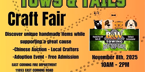 Tows & Tails Craft Fair