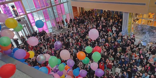 Noon Year's Eve at TELUS Spark Science Centre! \ud83c\udf89