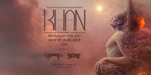KHAN Adelaide album launch with Kitchen Witch and Skin Thief