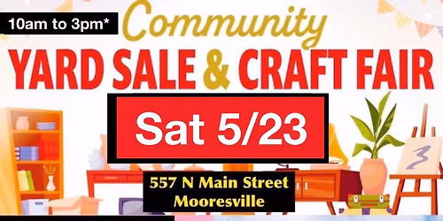 Free Vendor Fair & HUGE Community Yard Sale at The Feed Bucket 