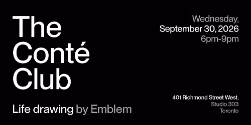 The Cont\u00e9 Club: Wednesday, September 30, 2026