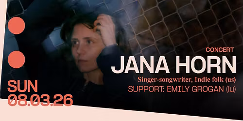 Concert: Jana Horn + support: Emily Grogan