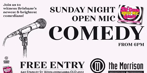 FREE SDCC Open Mic Comedy | EVERY SUNDAY @ The Morrison