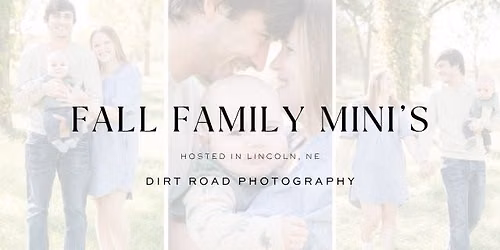 Fall Family Mini Sessions in Lincoln, Nebraska | Dirt Road Photography