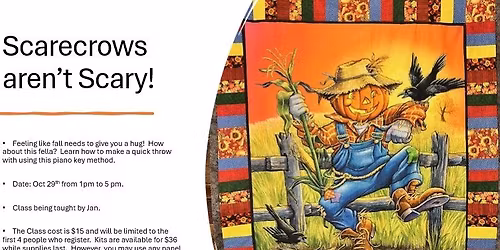 Scarecrows aren't Scary!