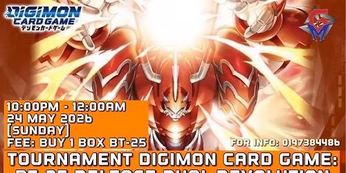 TOURNAMENT DCG : BT-25 REELASE DUAL REVOLUTION (GM)
