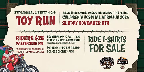 27th Annual Liberty H.O.G. Toy Run