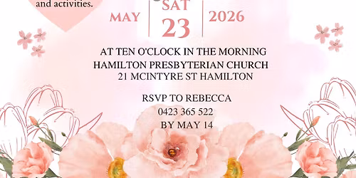Mother's Day High tea