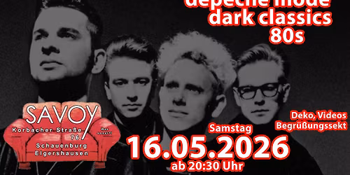 depeche mode, dark classics und 80s - Party