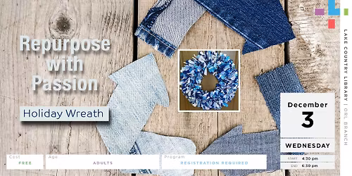 Repurpose with Passion - Holiday Wreath