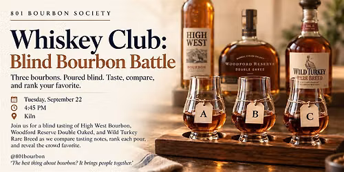 Whiskey Club: Blind Bourbon Battle