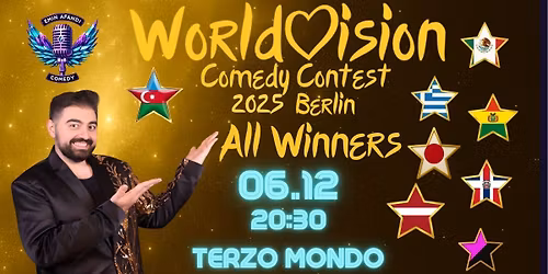 WorldVision Comedy Contest All Winners 06.12.2025 Berlin