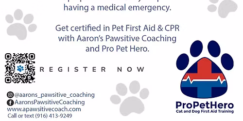 Pet First Aid & CPR Certification @ Raley\u2019s in Roseville