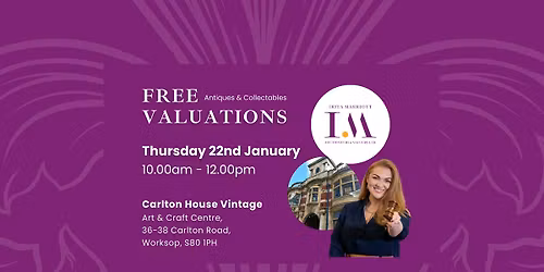 Free Antiques & Collectables Valuation Event- Carlton House Vintage