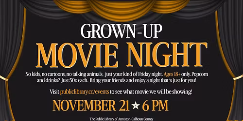 Grown-Up Movie Night