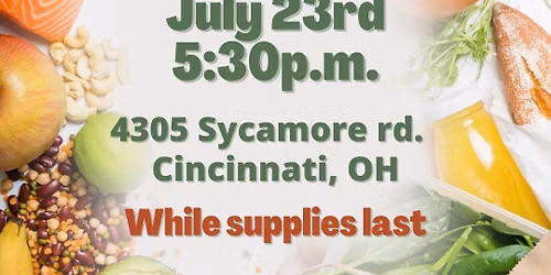 Free Meal and Groceries