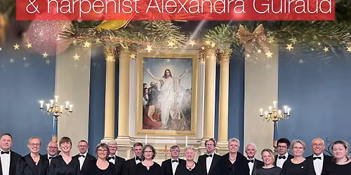 Julekoncert med kammerkoret Carmina og harpenist Alexandra Guiraud i Hvidovre Kirke