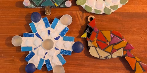 Mosaic Holiday Ornaments