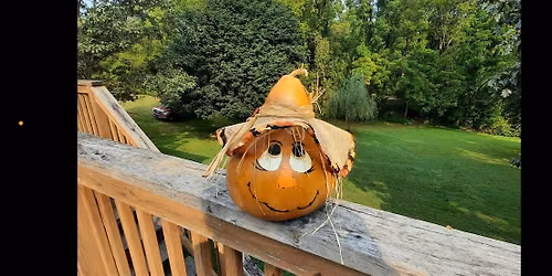 Scarecrow Gourd painting 10\/17