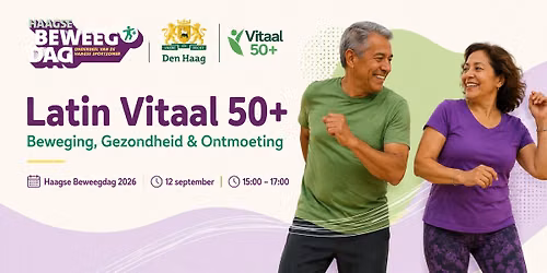 Haagse Beweegdag 2026 \u00b7 Gratis activiteit Latin Vitaal 50+