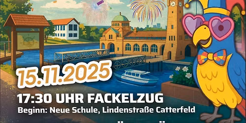 Hafenparty an den Catterfelder Landungsbr\u00fccken - Faschingsauftakt