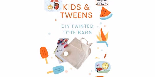 Kids & Tweens Summer Reading Program: DIY Painted Tote Bags