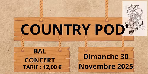 Bal Concert chez les Country Pod avec Le groupe McKenZie