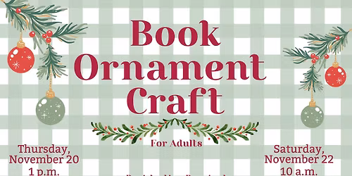 Book Ornament Craft