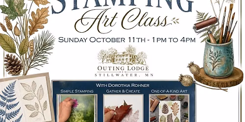 Nature Stamping Art Class