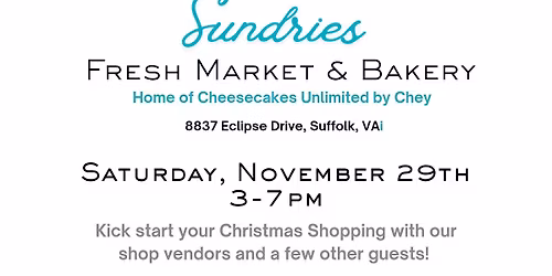 Hello Neighbors Small Business Saturday Market! 