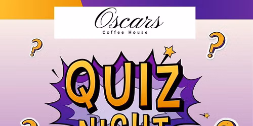 Quiz night with pie and pea supper.