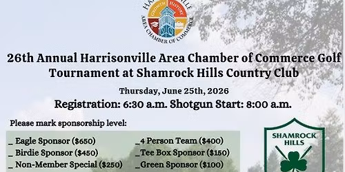 26th Annual Chamber Golf Tournament