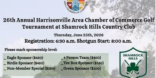 26th Annual Chamber Golf Tournament