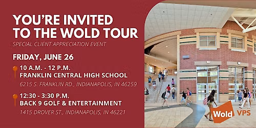 The Wold Tour: Client Appreciation Event