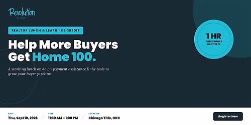 Lunch & Learn: REI Oklahoma Home100 - 1hr CE