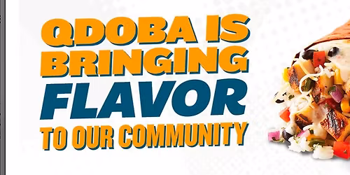 Dine-out with Finch at Qdoba!