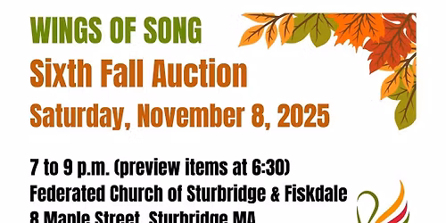 Wings of Song Fall Auction