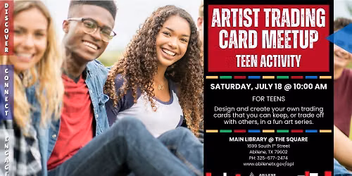 Artist Trading Card Meetup for Teens (Main Library)