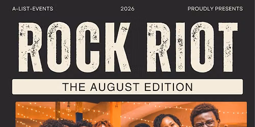 Rock Riot: August 2026 Edition