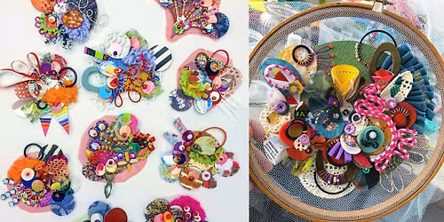 Evening Workshop: Colourful Embellished Brooches