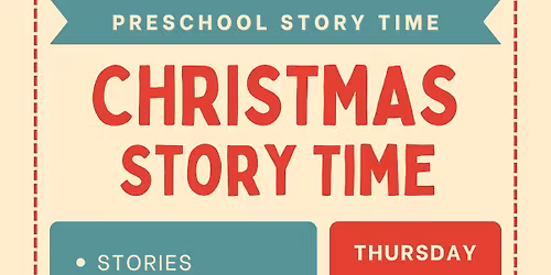 Preschool Story Time: Christmas Story Time