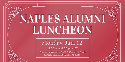  Naples Alumni Luncheon