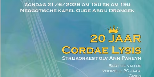 20 jaar Cordae Lysis